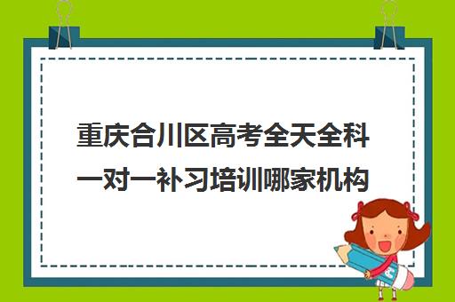 重庆合川区高考全天全科一对一补习培训哪家机构好