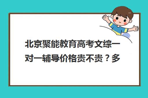 北京聚能教育高考文综一对一辅导价格贵不贵？多少钱一年（高考线上辅导机构有哪些比较