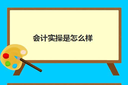 会计实操是怎么样(会计实务主要学什么)