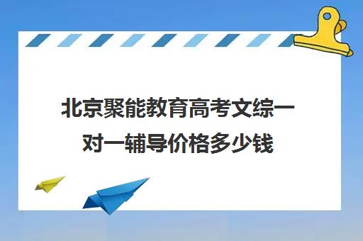 北京聚能教育高考文综一对一辅导价格多少钱（高考网上补课平台哪个好）