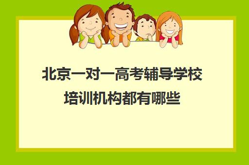 北京一对一高考辅导学校培训机构都有哪些(高考培训机构哪家强)