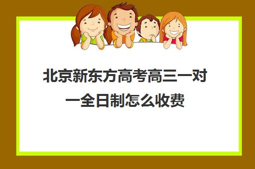 北京新东方高考高三一对一全日制怎么收费（新东方高三一对一收费价格表）