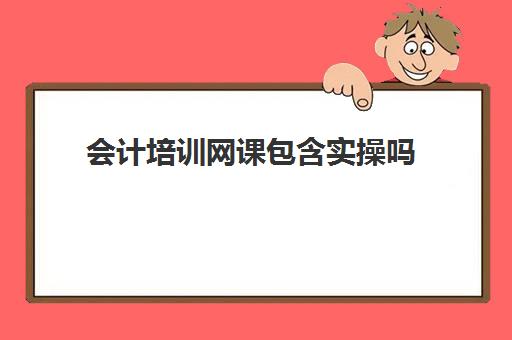 会计培训网课包含实操吗(基础会计网课)