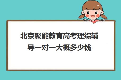 北京聚能教育高考理综辅导一对一大概多少钱（高考一对一辅导多少钱一小时）