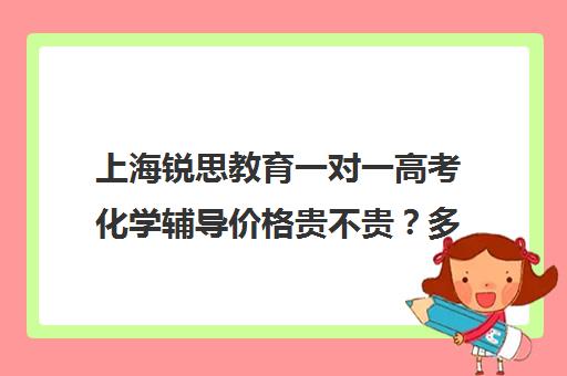 上海锐思教育一对一高考化学辅导价格贵不贵？多少钱一年（高考一对一辅导机构哪个好）