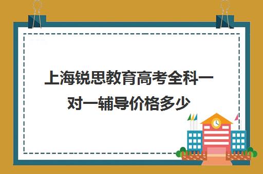 上海锐思教育高考全科一对一辅导价格多少（上海精锐一对一收费标准）