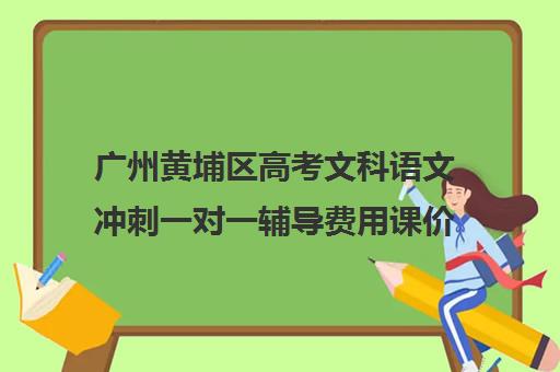 广州黄埔区高考文科语文冲刺一对一辅导费用课价格多少钱(文科怎样才能上600)