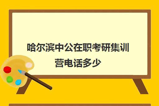 哈尔滨中公在职考研集训营电话多少（潍坊中公的黄埔集训营怎么样）