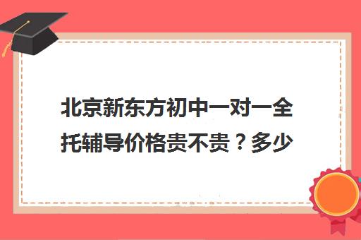 北京新东方初中一对一全托辅导价格贵不贵？多少钱一年（北京初中一对一辅导多少钱一小