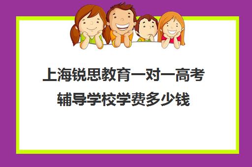 上海锐思教育一对一高考辅导学校学费多少钱（锐思教育官网）