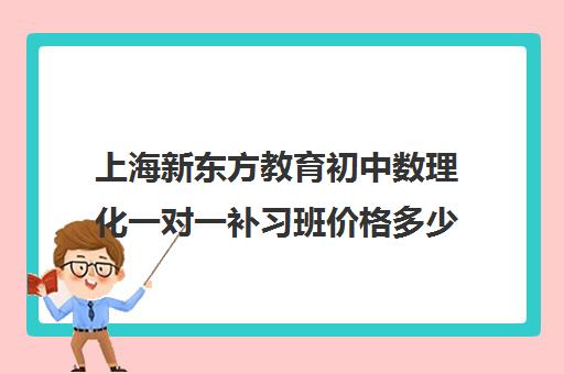 上海新东方教育初中数理化一对一补习班价格多少