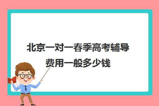 北京一对一春季高考辅导费用一般多少钱(初中一对一辅导哪个好)