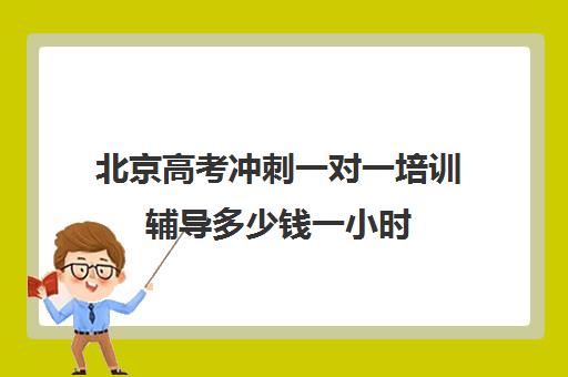 北京高考冲刺一对一培训辅导多少钱一小时(高考冲刺班一般收费)