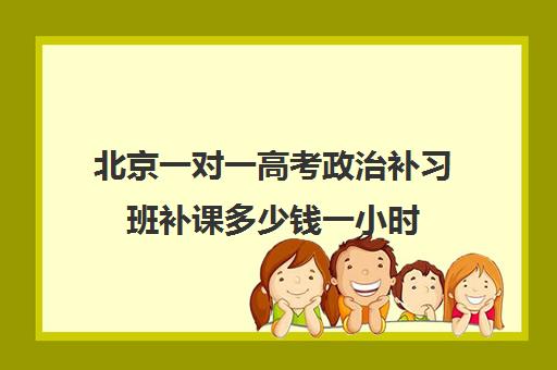 北京一对一高考政治补习班补课多少钱一小时