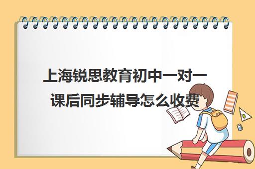 上海锐思教育初中一对一课后同步辅导怎么收费（语文一对一的课应该怎么上）