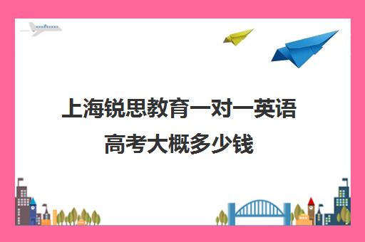 上海锐思教育一对一英语高考大概多少钱（上海英语培训机构前十名）