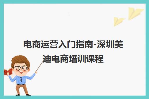 电商运营入门指南-深圳美迪电商培训课程