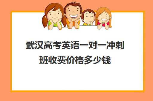 武汉高考英语一对一冲刺班收费价格多少钱(武汉高三冲刺班哪家好)