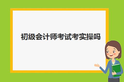 初级会计师考试考实操吗(初级会计考试自学能过吗)