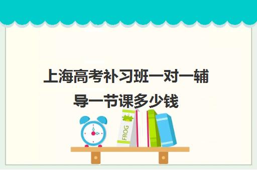 上海高考补习班一对一辅导一节课多少钱