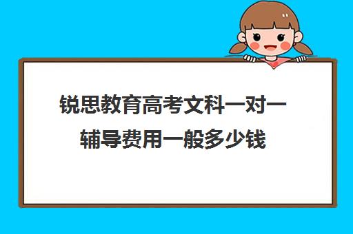 锐思教育高考文科一对一辅导费用一般多少钱（高三语文一对一有用吗）