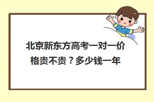 北京新东方高考一对一价格贵不贵？多少钱一年（一对一一般多少钱）