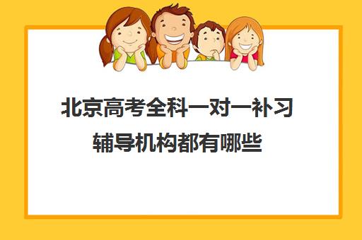 北京高考全科一对一补习辅导机构都有哪些