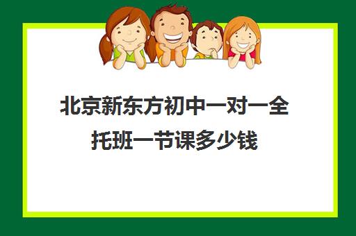 北京新东方初中一对一全托班一节课多少钱（新东方学校一年学费多少）