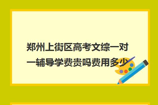 郑州上街区高考文综一对一辅导学费贵吗费用多少钱(郑州高考辅导机构哪个好)