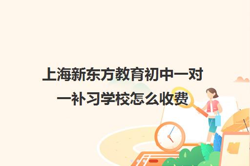 上海新东方教育初中一对一补习学校怎么收费