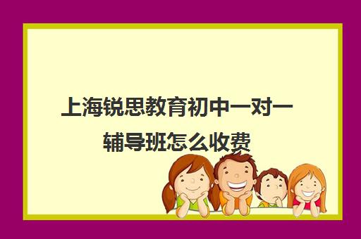 上海锐思教育初中一对一辅导班怎么收费（锐思教育官网）