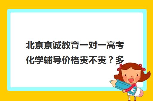 北京京诚教育一对一高考化学辅导价格贵不贵？多少钱一年（一对一贵还是一对二贵）