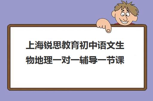 上海锐思教育初中语文生物地理一对一辅导一节课多少钱（初中补英语哪家机构最好）