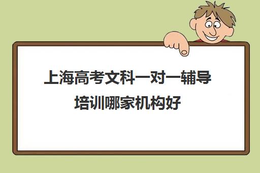 上海高考文科一对一辅导培训哪家机构好(上海高考复读机构排名)