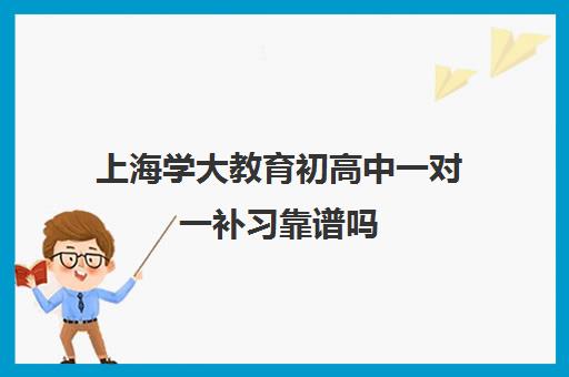 上海学大教育初高中一对一补习靠谱吗