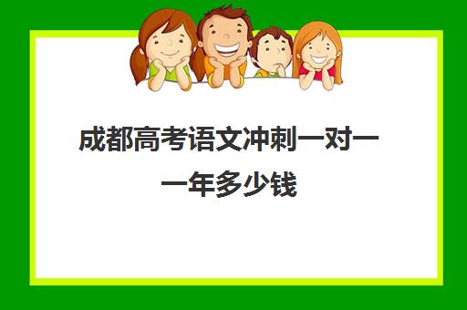 成都高考语文冲刺一对一一年多少钱(成都一对一补课收费标准)