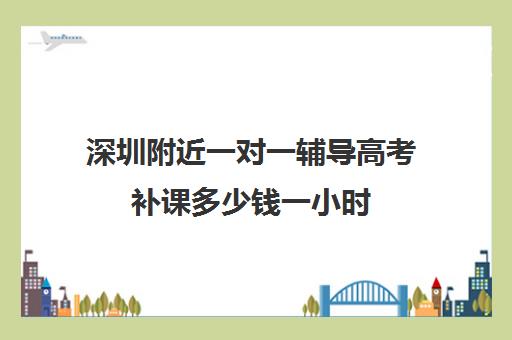 深圳附近一对一辅导高考补课多少钱一小时(一对一补课收费标准)