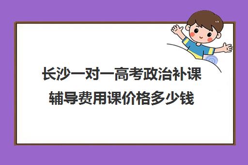 长沙一对一高考政治补课辅导费用课价格多少钱(高中补课一对一收费标准)