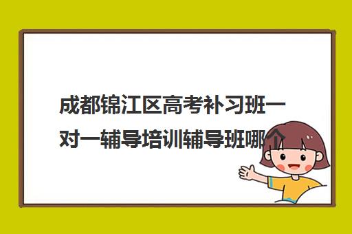 成都锦江区高考补习班一对一辅导培训辅导班哪个好