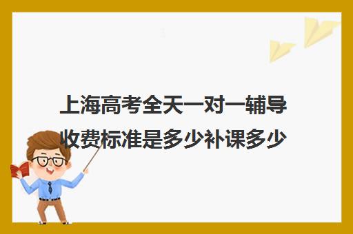 上海高考全天一对一辅导收费标准是多少补课多少钱一小时(高考前一对一补课有效果吗)