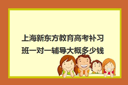 上海新东方教育高考补习班一对一辅导大概多少钱