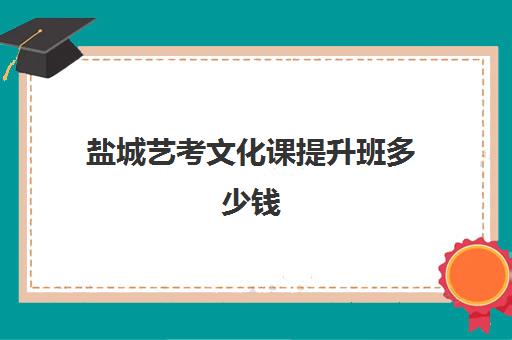 盐城艺考文化课提升班多少钱(艺考机构收费标准)