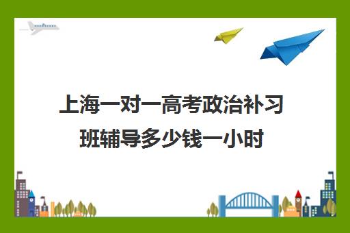 上海一对一高考政治补习班辅导多少钱一小时