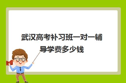 武汉高考补习班一对一辅导学费多少钱