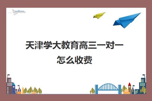 天津学大教育高三一对一怎么收费(学大教育线下收费价格表)