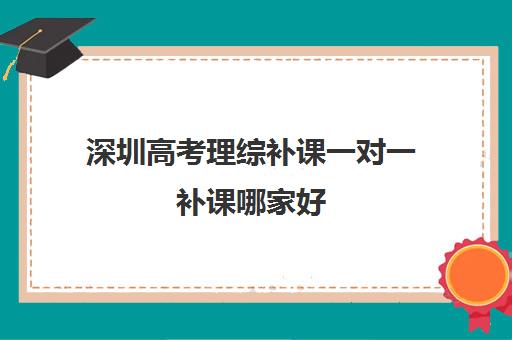 深圳高考理综补课一对一补课哪家好(深圳高中补课机构排名)