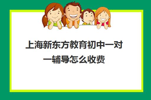 上海新东方教育初中一对一辅导怎么收费(新东方线上一对一收费价格表)