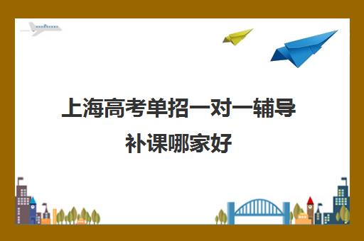 上海高考单招一对一辅导补课哪家好(单招补课有必要吗)