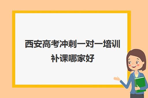 西安高考冲刺一对一培训补课哪家好(高一一对一补课收费)