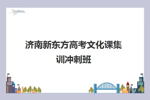 济南新东方高考文化课集训冲刺班(新东方要学文化课吗)